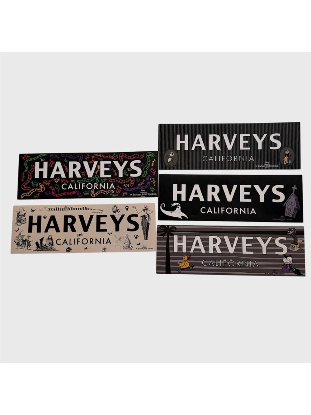 Harveys Original Nightmare Before Christmas Stickers